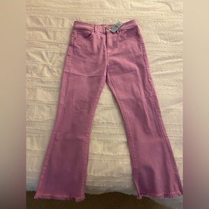 Loft PETITE kick crop pants